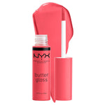 NYX PROFESSIONAL MAKEUP Butter Gloss, Non-Sticky Lip Gloss - Sorbet (Vibrant Coral),