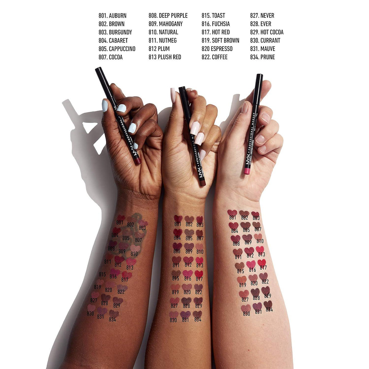 NYX PROFESSIONAL MAKEUP Slim Lip Pencil, Long-Lasting Creamy Lip Liner - Espresso,