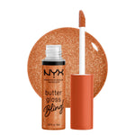 NYX PROFESSIONAL MAKEUP Butter Gloss Bling Lip Gloss, Non Sticky And Shiny Vegan Lip Makeup - Pricey,
