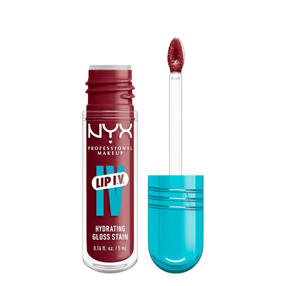 NYX PROFESSIONAL MAKEUP NYX PROFESSIONAL MAKEUP Lip IV Hydrating Glossy Lip Stain With 12HR Hydration - Blush Rush (Pink)
