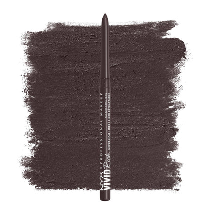 NYX PROFESSIONAL MAKEUP NYX PROFESSIONAL MAKEUP Vivid Rich Mechanical Eye Pencil, Vivid Rich Mechanical, Creamy Retractable Eyeliner - Smokin Topaz, Brown Eyeliner