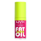 NYX PROFESSIONAL MAKEUP NYX PROFESSIONAL MAKEUP Fat Oil Lip Drip, Moisturizing Lip Oil Gloss, Vegan Tinted Formula, Up To 12 HR Hydration - Supermodel (Shimmering Magenta)