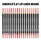 NYX PROFESSIONAL MAKEUP Slim Lip Pencil (Peakaboo Neutral) + Butter Gloss (Sugar Glass, Clear), 3-Pack Bundle,