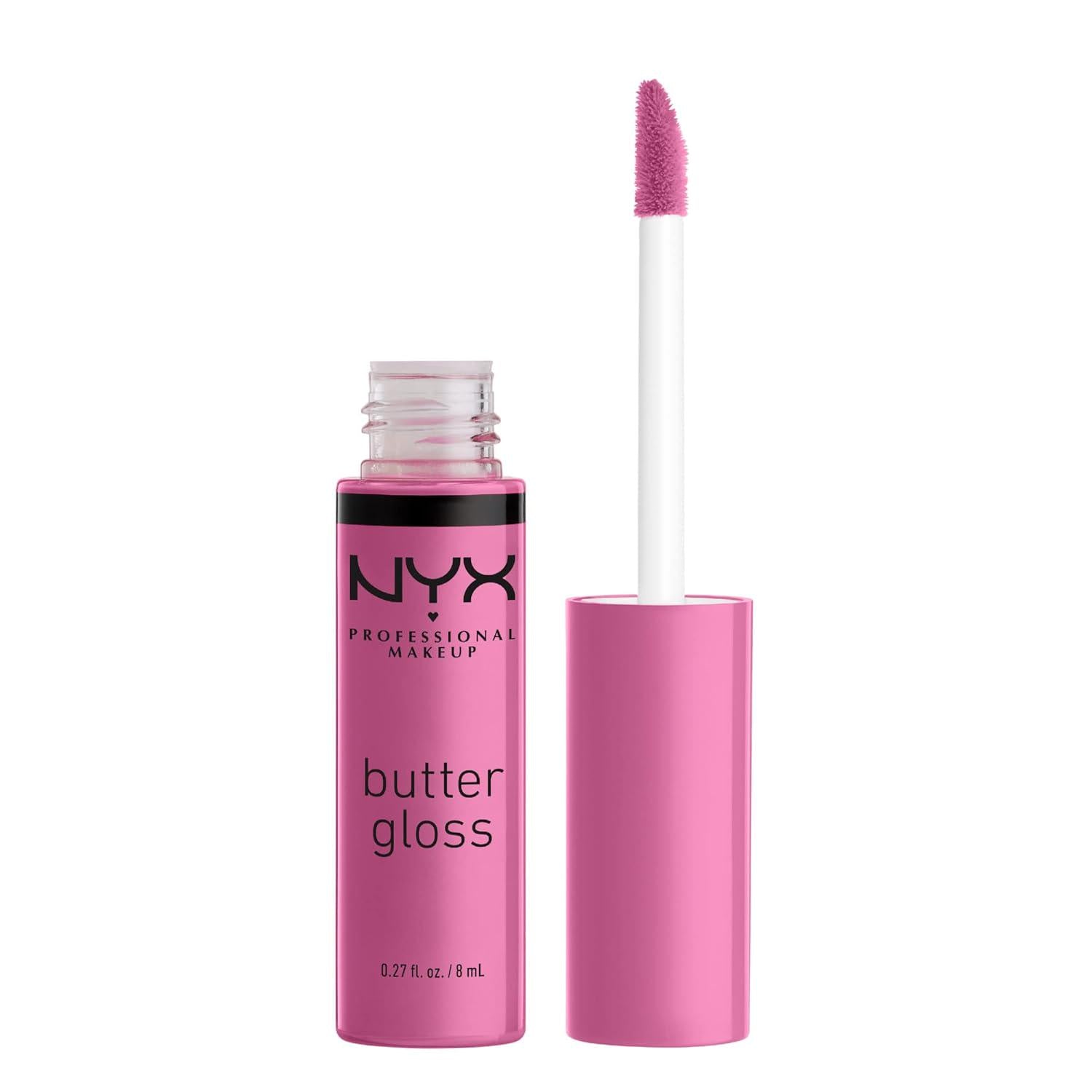 NYX PROFESSIONAL MAKEUP Butter Gloss, Non-Sticky Lip Gloss - Merengue (Pink Lilac),