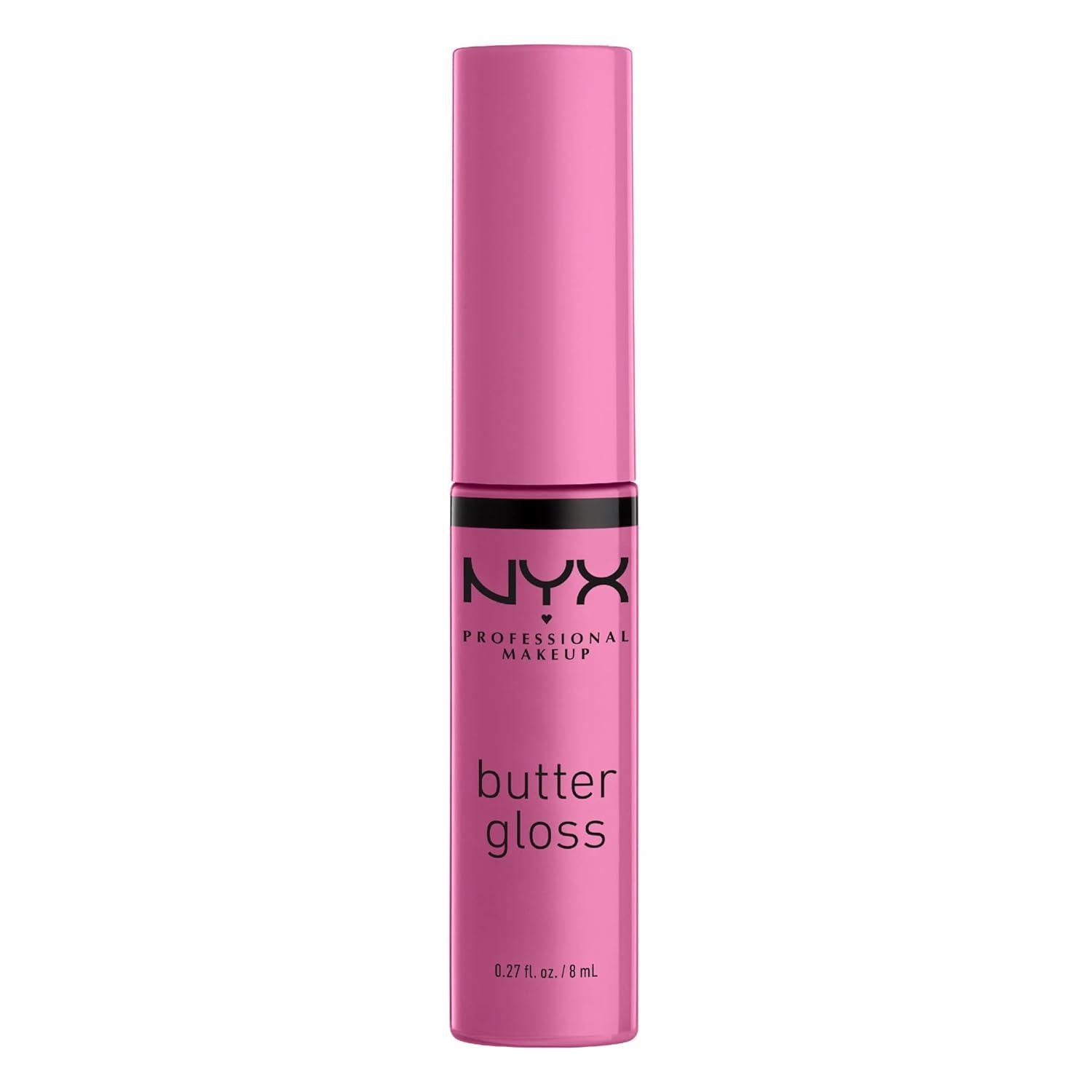 NYX PROFESSIONAL MAKEUP Butter Gloss, Non-Sticky Lip Gloss - Merengue (Pink Lilac),