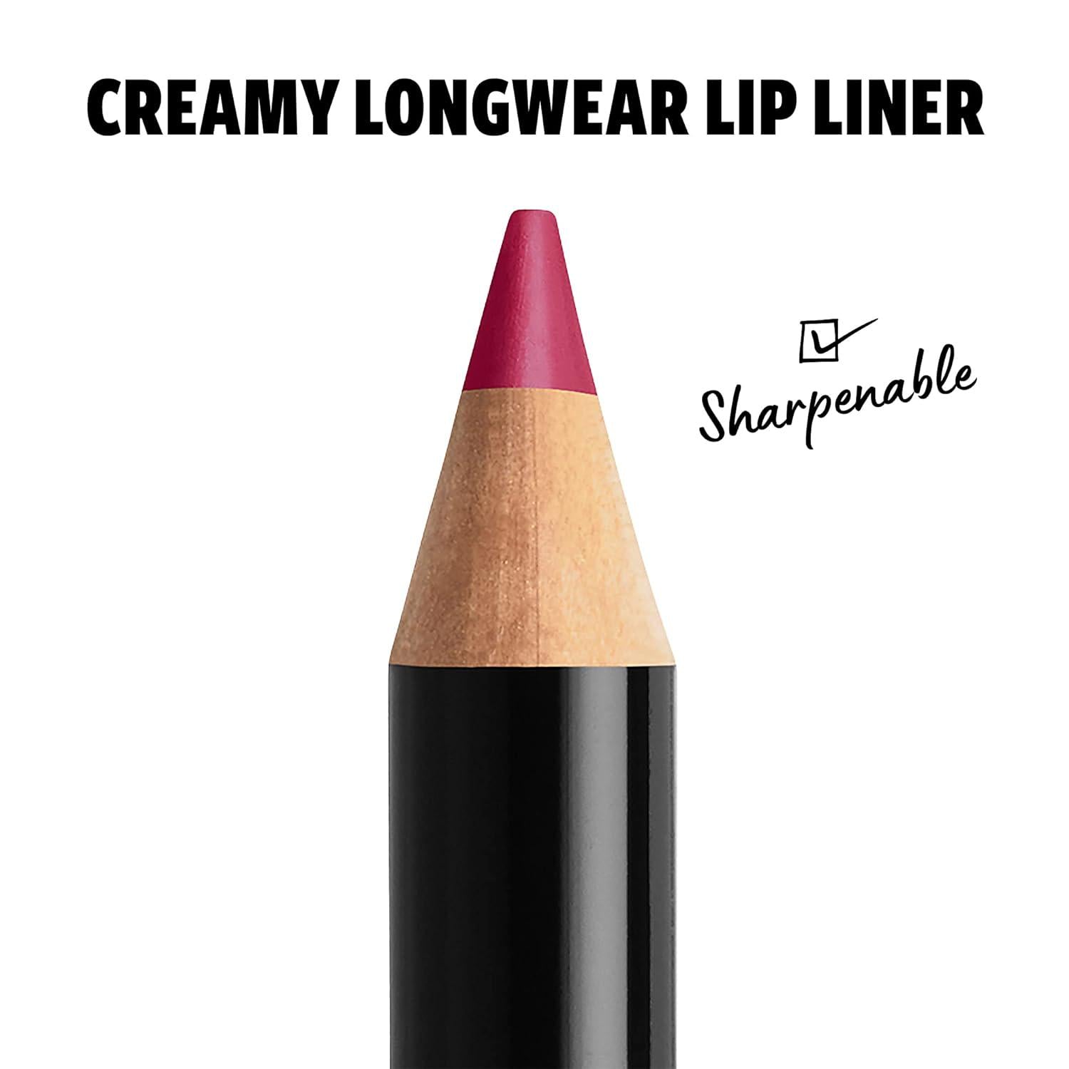 NYX PROFESSIONAL MAKEUP Slim Lip Pencil, Long-Lasting Creamy Lip Liner - Bloom,