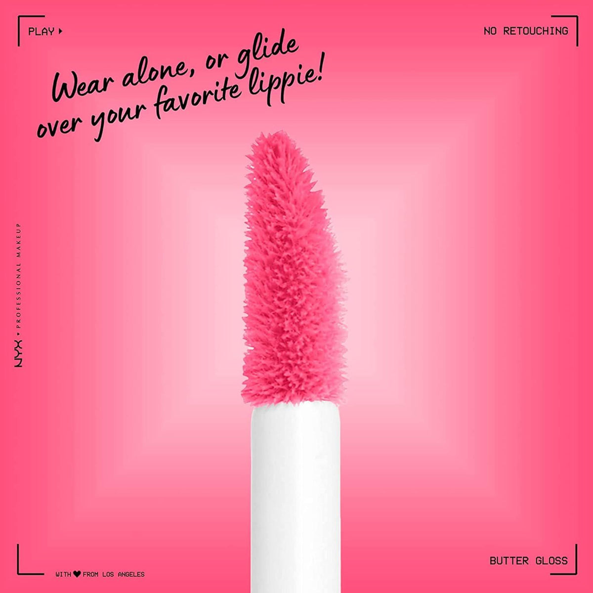 NYX PROFESSIONAL MAKEUP Butter Gloss, Non-Sticky Lip Gloss - Peaches And Cream (Pink Coral),
