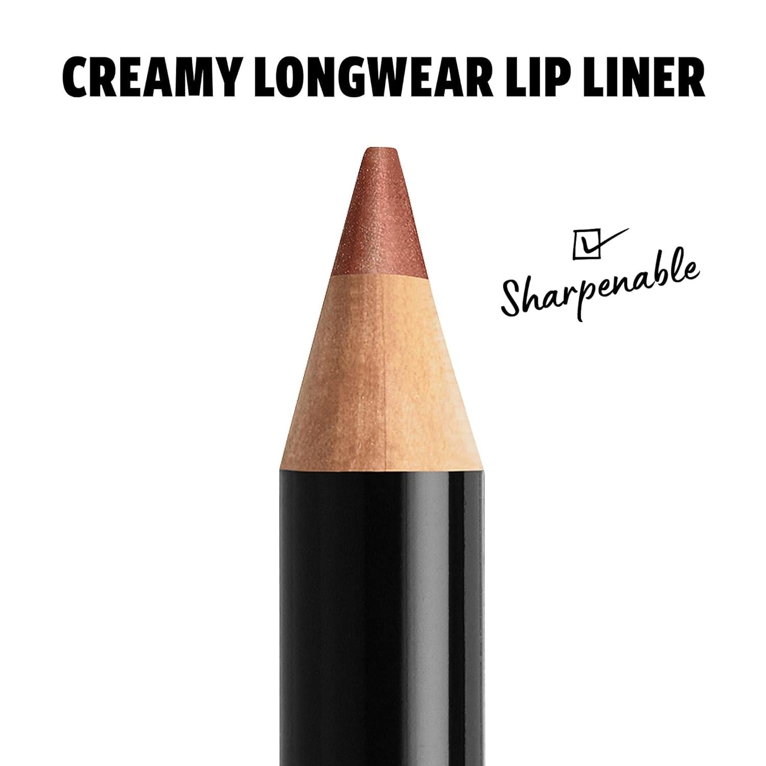 NYX PROFESSIONAL MAKEUP Slim Lip Pencil, Long-Lasting Creamy Lip Liner - Ever,