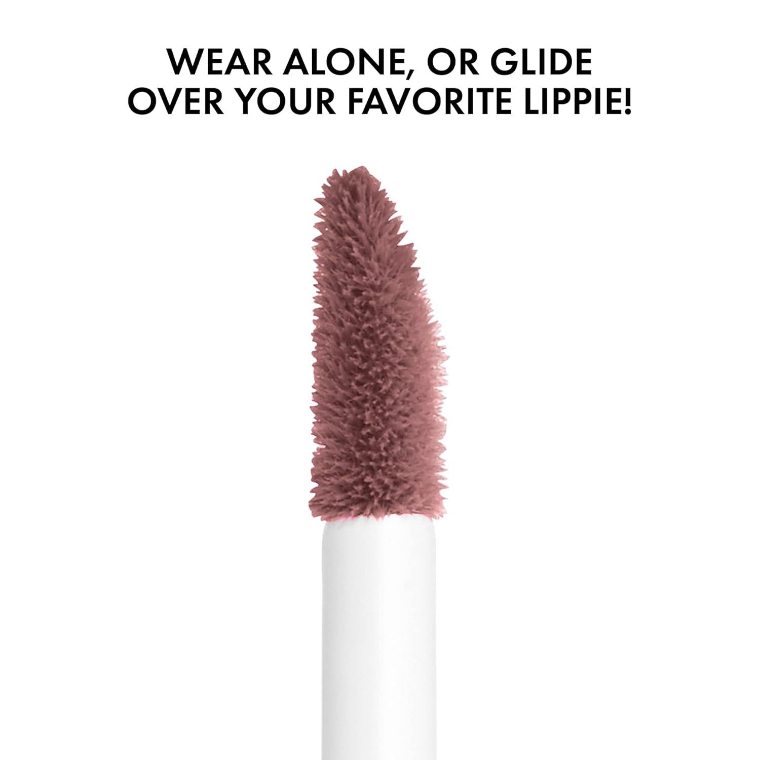 NYX PROFESSIONAL MAKEUP Butter Gloss, Non-Sticky Lip Gloss - Cinnamon Roll (Dusty Nude Mauve),