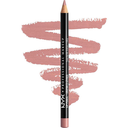NYX PROFESSIONAL MAKEUP Slim Lip Pencil, Long-Lasting Creamy Lip Liner - Pale Pink,