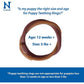 N Bone Pumpkin Puppy Teething Ring 3.6 oz Pack with 3 Rings for Healthy Chewing