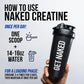 Naked Nutrition Micronized Creatine Monohydrate, 200 Servings, 1,000g Bulk, Vegan, Non-GMO, Gluten & Soy-Free, Muscle Building & Strength Training Supplement
