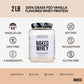 Naked Nutrition Naked Whey Vanilla Protein Powder - Only 3 Ingredients - Grass Fed Whey Protein Powder, Vanilla Flavor, And Organic Coconut Sugar, No GMO, No Soy, And Gluten Free - 24 Servings