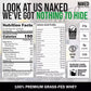 Naked Nutrition Naked Whey Vanilla Protein Powder - Only 3 Ingredients - Grass Fed Whey Protein Powder, Vanilla Flavor, And Organic Coconut Sugar, No GMO, No Soy, And Gluten Free - 24 Servings