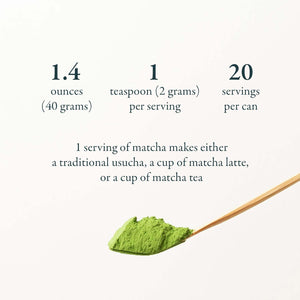 Naoki Matcha, Superior Ceremonial Blend, Authentic Japanese First Harvest, Ceremonial Grade Matcha Green Tea Powder from Uji Kyoto, 50g (175 oz)