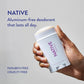Native Deodorant Contains Naturally Derived Ingredients, 72 Hour Odor Control | Deodorant For Women And Men, Aluminum Free With Baking Soda, Coconut Oil And Shea Butter | Lavender And Rose, 2-Pack,