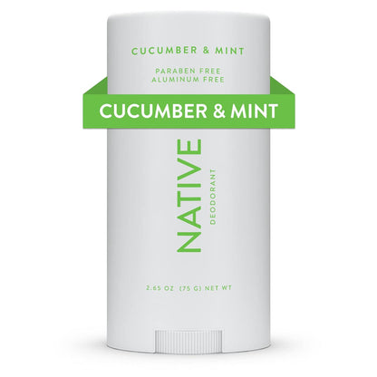 Native Deodorant Contains Naturally Derived Ingredients, 72 Hour Odor Control | Deodorant For Women And Men, Aluminum Free With Baking Soda, Coconut Oil And Shea Butter | Cucumber And Mint,