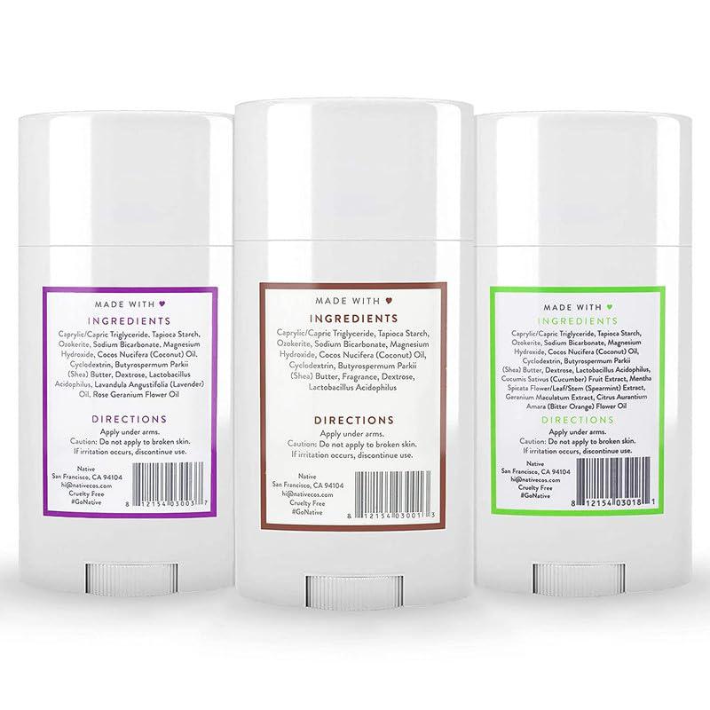 Native Deodorant Contains Naturally Derived Ingredients, 72 Hour Odor Control | Deodorant For Women And Men, Aluminum Free With Baking Soda, Coconut Oil And Shea Butter | Classic (3-pack),