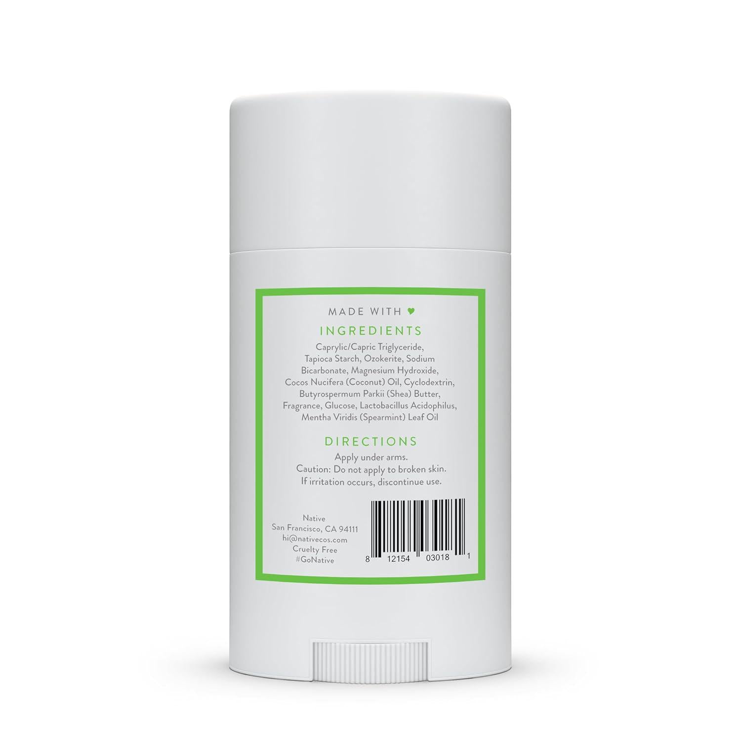 Native Deodorant Contains Naturally Derived Ingredients, 72 Hour Odor Control | Deodorant For Women And Men, Aluminum Free With Baking Soda, Coconut Oil And Shea Butter | Cucumber And Mint,