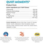 NaturVet Quiet Moments Calming Dog Chews, 70 Ct, with Melatonin for Stress, Anxiety, Storms, Fireworks