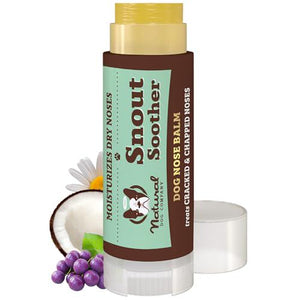 Natural Dog Company Snout Soother 0.15 oz Nose Balm with Shea Butter Coconut Oil for Dry Noses Lick Safe