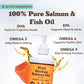 Natural Dog Company Salmon Oil, Omega 3 Fish Oil for Dogs, Skin & Coat Supplement, 32 oz