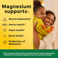 Nature Made Magnesium Glycinate 200mg per Serving, Magnesium Supplement for Muscle, Heart, Nerve & Bone Support, 60 Capsules, 30-Day Supply