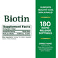 Nature's Bounty Nature's Bounty Biotin, Supports Healthy Hair, Skin And Nails, 10,000 Mcg, Rapid Release Softgels, 180 Ct