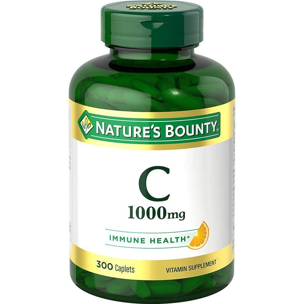 Nature's Bounty Nature's Bounty Vitamin C, Supports Immune And Antioxidant Health, Vitamin C Supplement, 1000mg, 300 Caplets