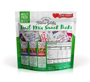 Nature's Garden Healthy Trail Mix Snack Pack, 288 oz, 3-Pack, Nutritious & Delicious Snack for On-the-Go