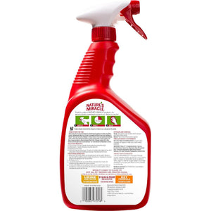 Nature's Miracle Dog Stain and Odor Remover 32 oz Bottle Fresh Scent Enzymatic Formula for Severe Messes