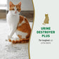 Nature's Miracle Urine Destroyer Plus Cat Cleaner 32 oz Ready to Use Enzymatic Formula for Tough Pet Odors and Stains