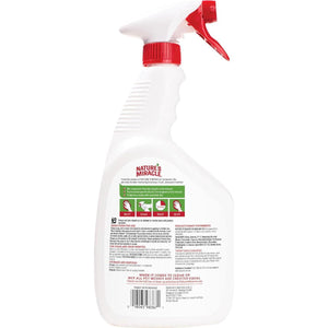 Nature's Miracle Urine Destroyer Plus Cat Cleaner 32 oz Ready to Use Enzymatic Formula for Tough Pet Odors and Stains