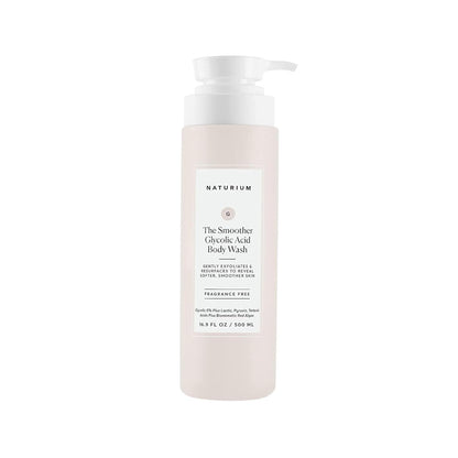 Naturium Naturium The Smoother Glycolic Acid Exfoliating Body Wash, Soft And Smoothing Cleanser, 16.9 Oz