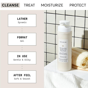Naturium Naturium The Smoother Glycolic Acid Exfoliating Body Wash, Soft And Smoothing Cleanser, 16.9 Oz