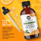 NaturoBliss NaturoBliss 100% Pure And Natural Sweet Orange Essential Oil Therapeutic Grade Premium Quality Oil With Glass Dropper - Huge 4 Fl. Oz - Perfect For Aromatherapy And Relaxation