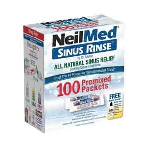 NeilMed Sinus Rinse Premixed Packets 100 Count