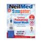 NeilMed Sinugator Cordless Pulsating Nasal Wash & Premixed Packets 30 Count