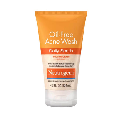 Neutrogena Oil-Free Acne Wash Daily Scrub 124ml,070501028209
