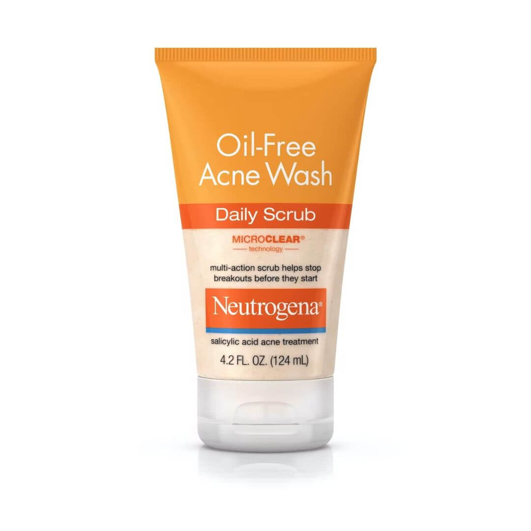 Neutrogena Oil-Free Acne Wash Daily Scrub 124ml,070501028209