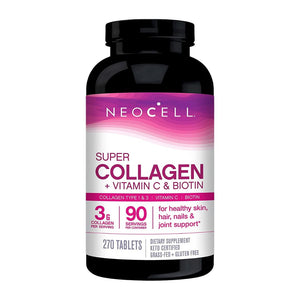 NeoCell Super Collagen Type 1 & 3 + Vitamin C & Biotin 270 Tablets