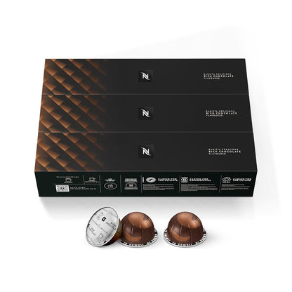 Nespresso Vertuo Capsules, Rich Chocolate Mild Roast Coffee, 30 Count, Coffee Pods for 7-8 oz Brews, Rich & Smooth Flavor