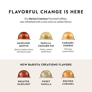 Nespresso Vertuo Sweet Vanilla Medium Roast Coffee Capsules, 30 Count, Coffee Pods (Brews 7-8oz)
