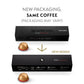 Nespresso Nespresso Capsules Vertuo, Melozio Decaffeinato, Medium Roast Espresso, 30-Count Coffee Pods, Brews 7.8 Oz.