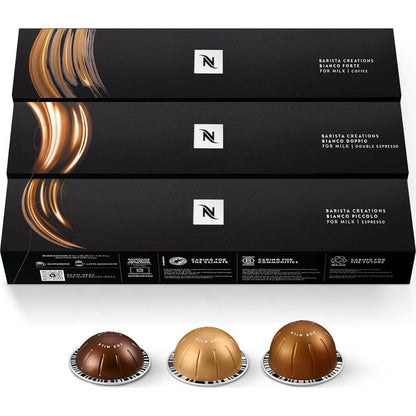Nespresso Nespresso, Vertuo Line, Bianco Variety Pack, 30 Count Coffee Pods