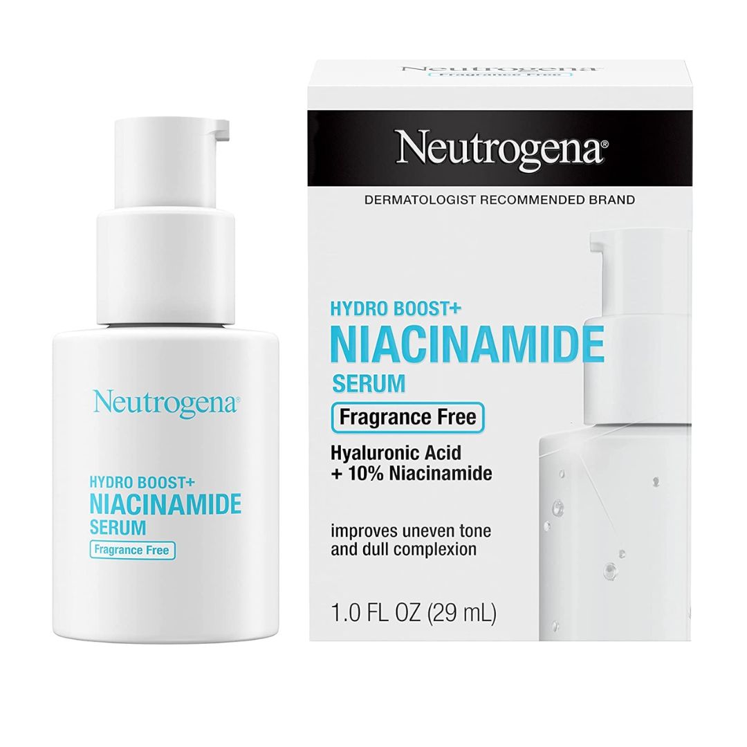 Neutrogena Hydro Boost + Hyaluronic Acid + 10% Niacinamide Fragrance Free Serum 29ml,070501103890