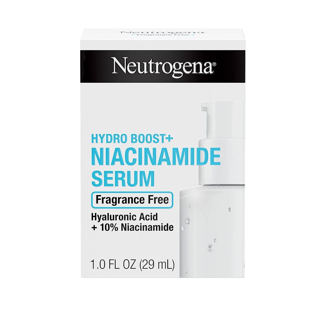 Neutrogena Hydro Boost + Hyaluronic Acid + 10% Niacinamide Fragrance Free Serum 29ml,070501103890