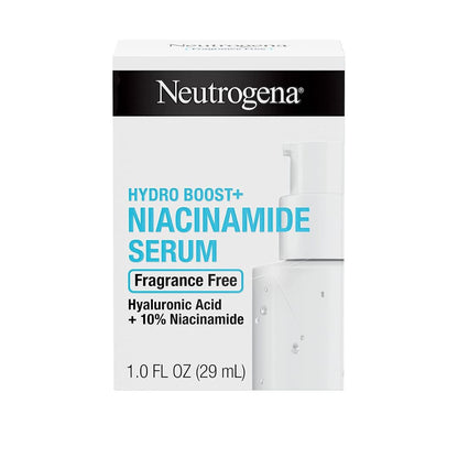Neutrogena Hydro Boost + Hyaluronic Acid + 10% Niacinamide Fragrance Free Serum 29ml,070501103890