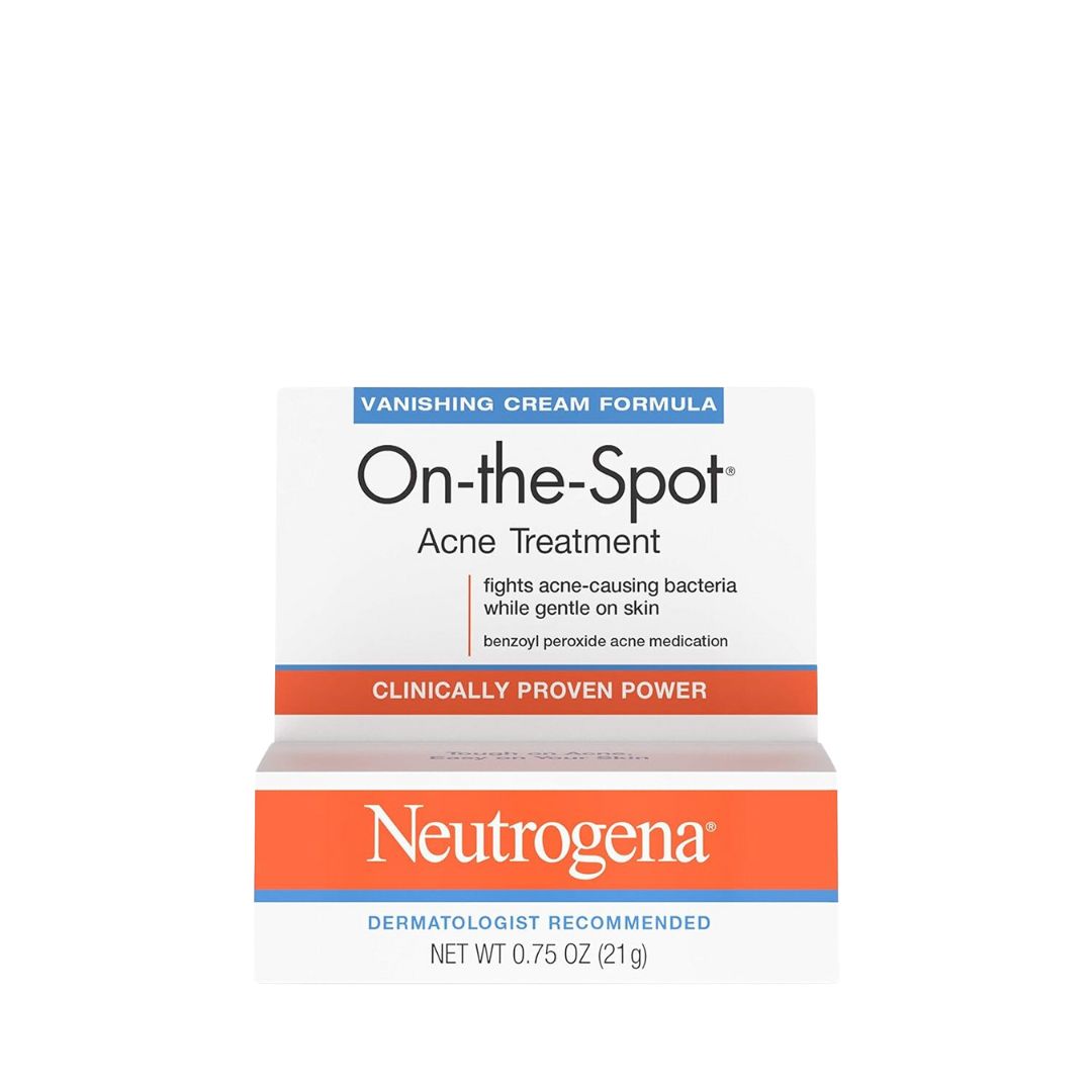 Neutrogena On-The-Spot Vanishing Cream Formula Acne Treatment 21g,070501017906