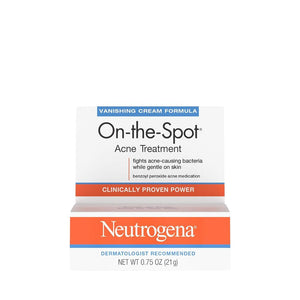 Neutrogena On-The-Spot Vanishing Cream Formula Acne Treatment 21g,070501017906